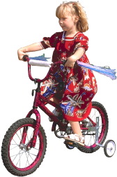 girl on bike